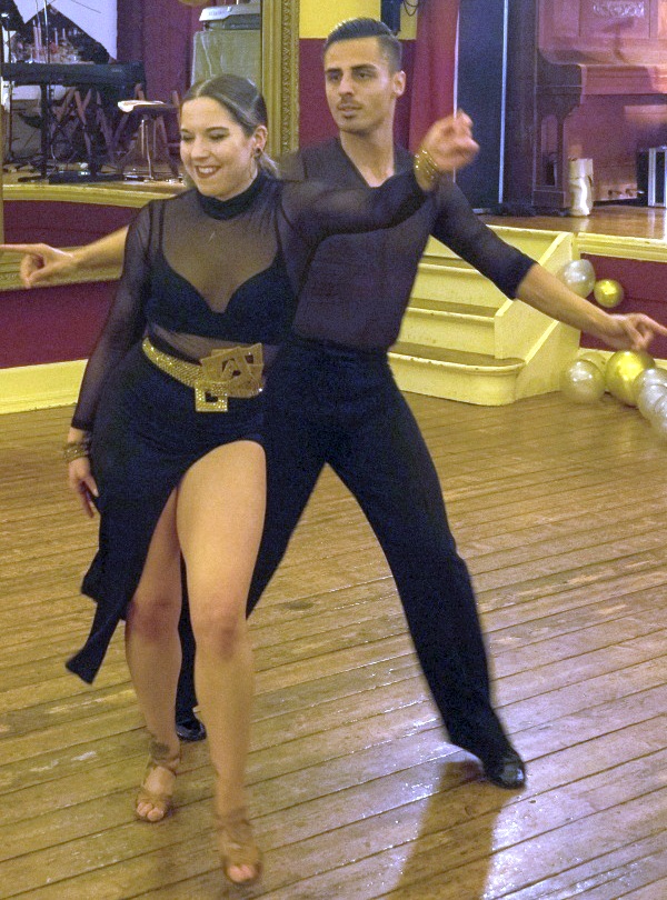 unser Lateintrainer Saskia Maria Skupin und Jean-Pierre Yöndemli